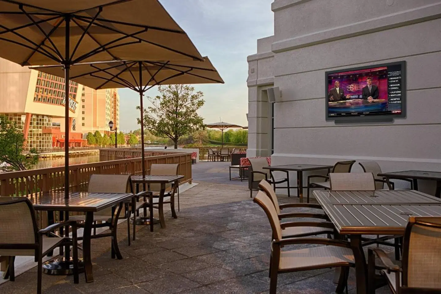 Gaithersburg Marriott Washingtonian Center Terrasse