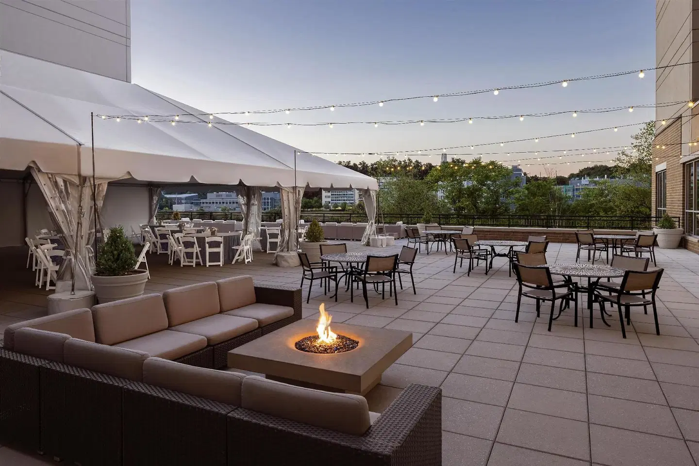Hyatt House Pittsburgh South Side Terrasse