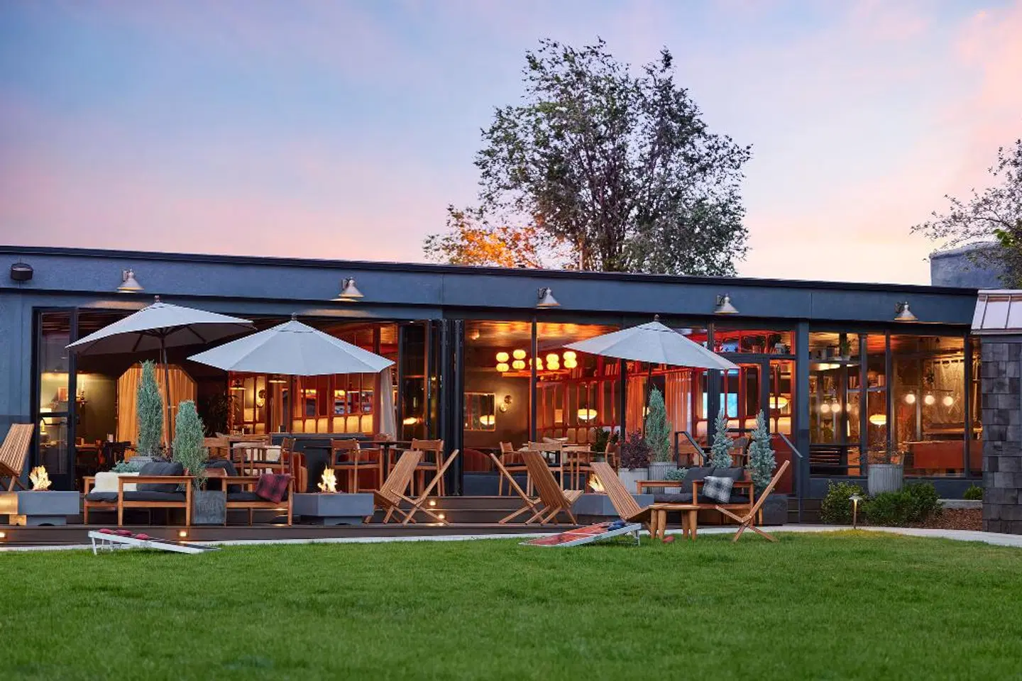 High Country Motor Lodge Terrasse