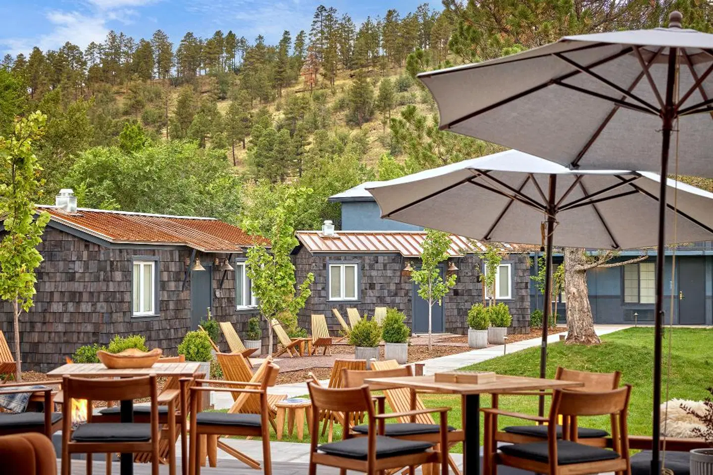 High Country Motor Lodge Terrasse