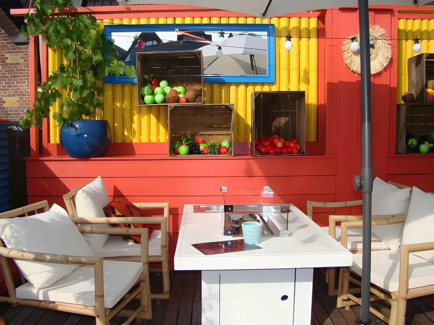 University Hotel, Rijksuniversiteit Groningen Terrasse