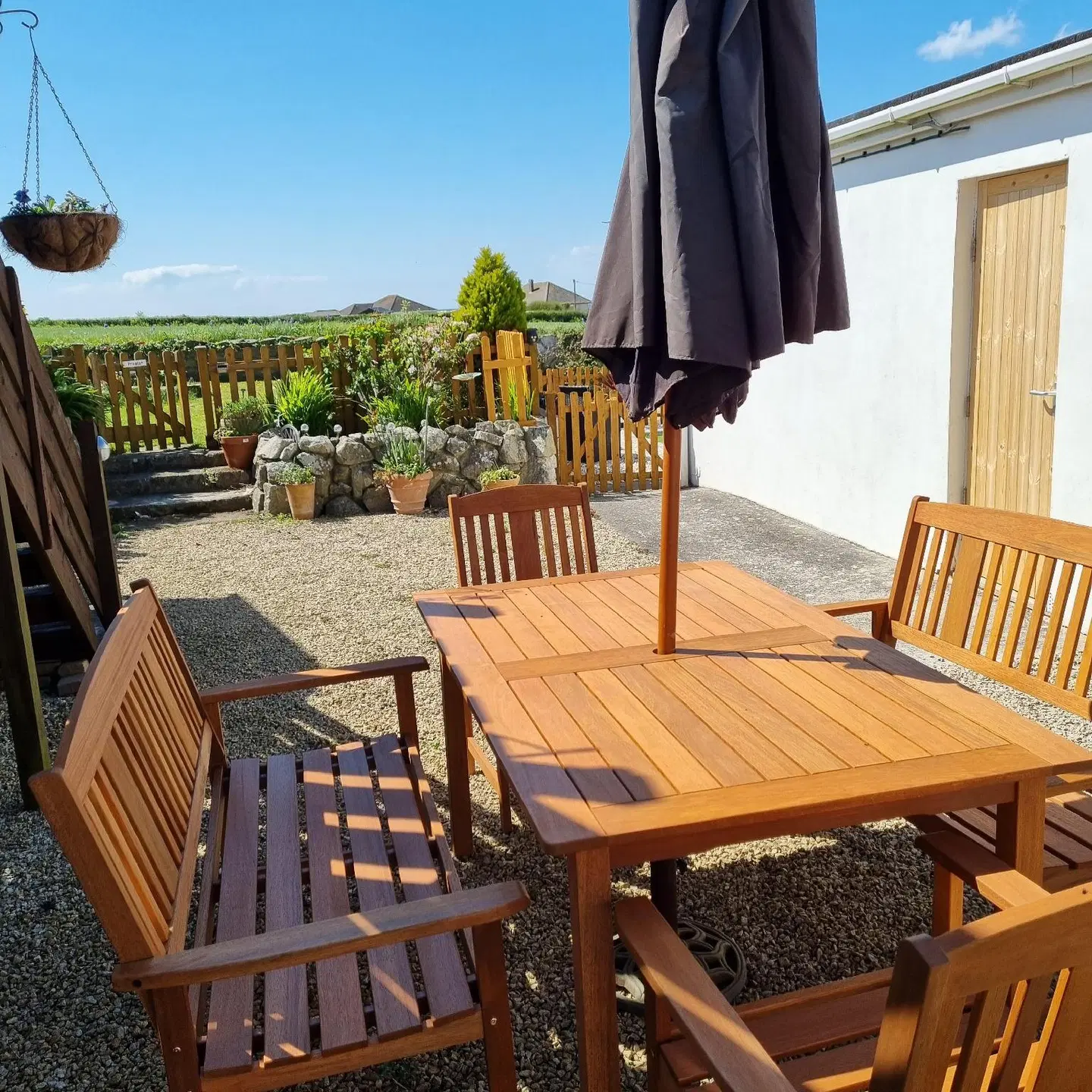 Trevarrian Lodge Terrasse