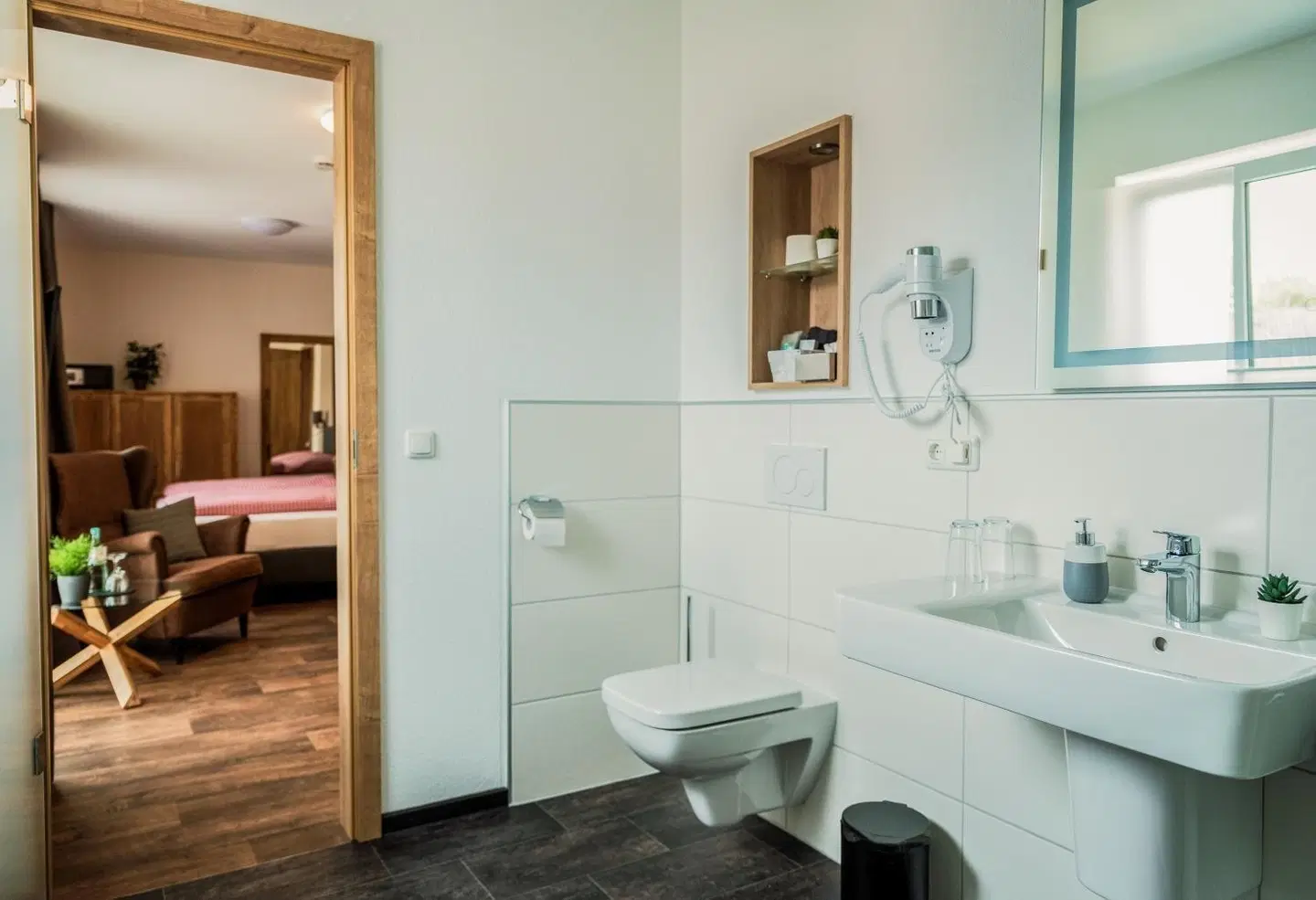 Hotel Am Dalwigker Tor Badezimmer