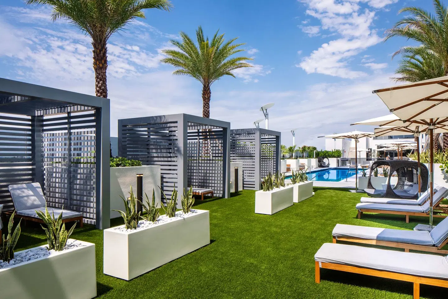 Hilton Aventura Miami Garten
