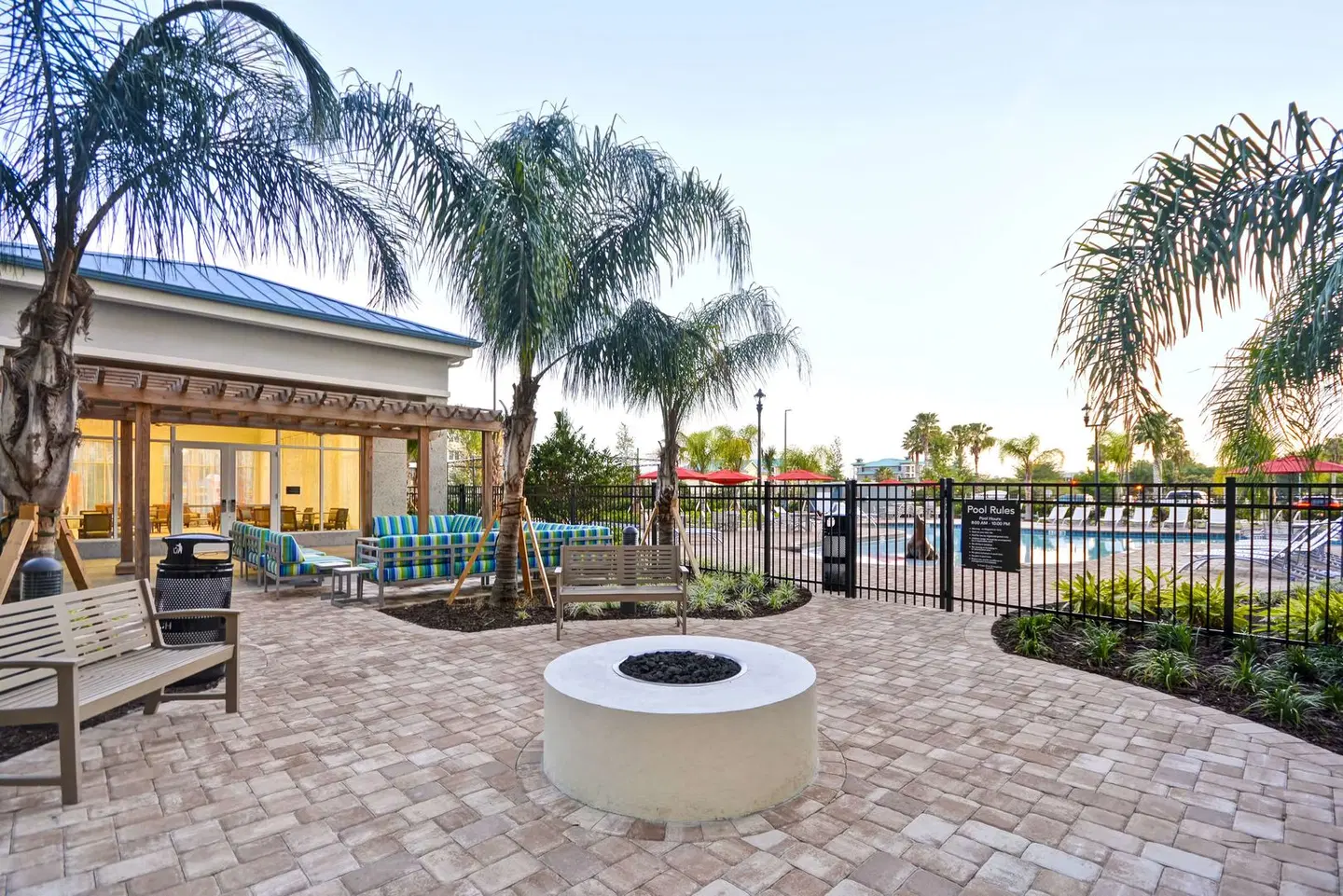 Homewood Suites by Hilton Orlando Theme Parks Terrasse