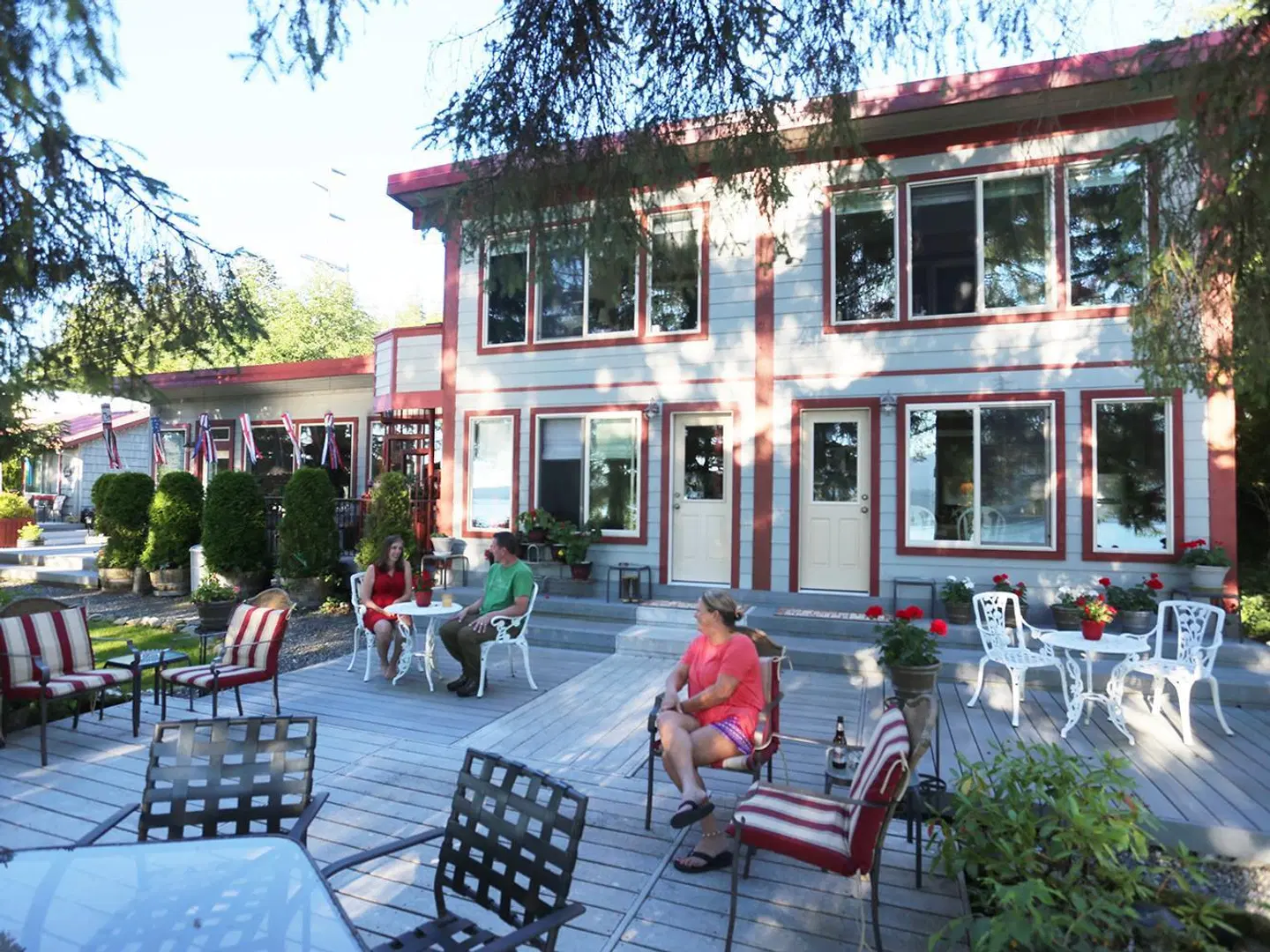 Black Bear Inn Terrasse