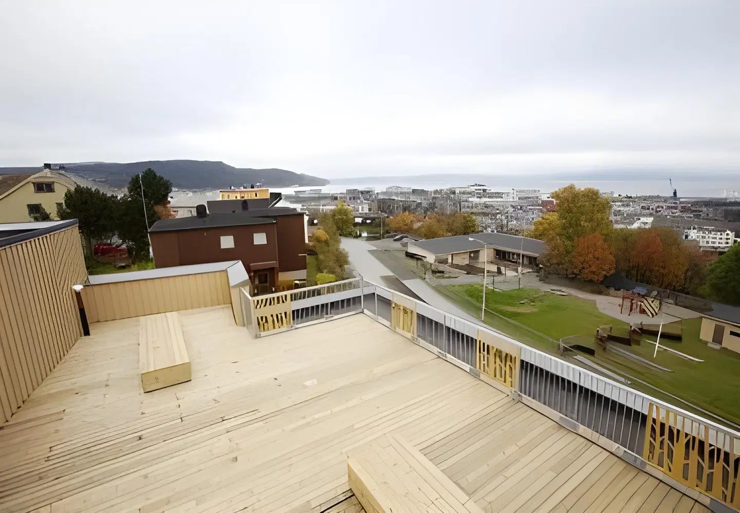 Trondheim Vandrerhjem Terrasse