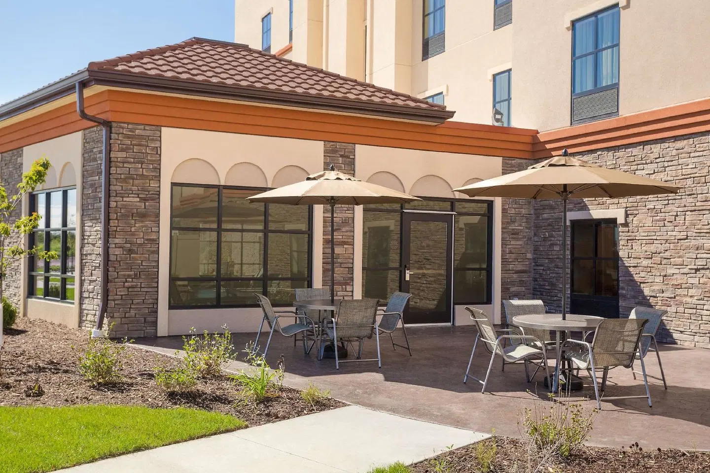 Hampton Inn & Suites West Des Moines/SW Mall Area Terrasse
