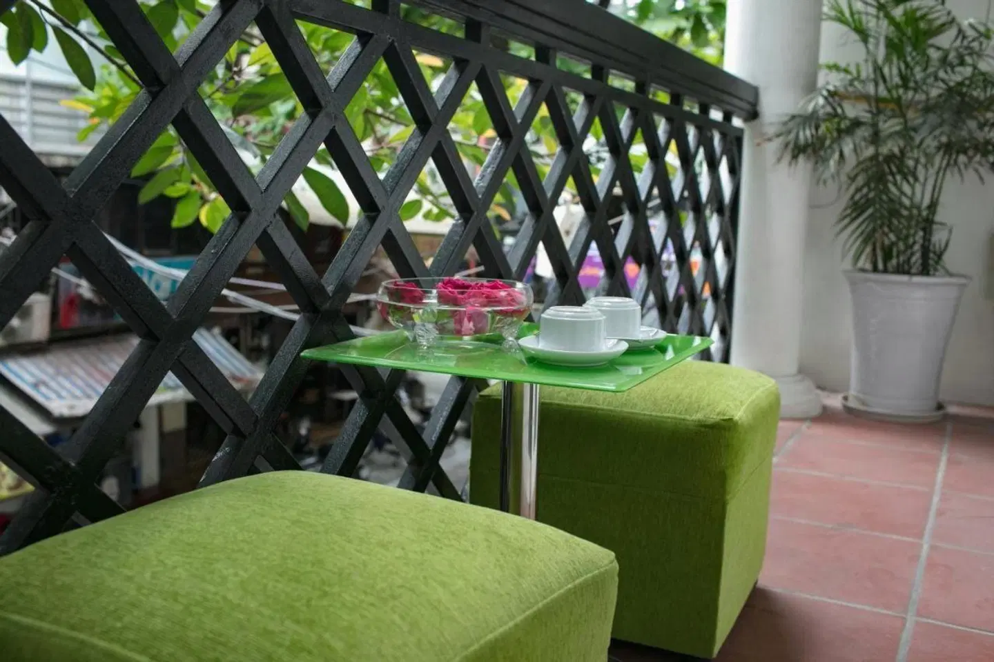 Hanoi Chic Boutique Hotel Terrasse
