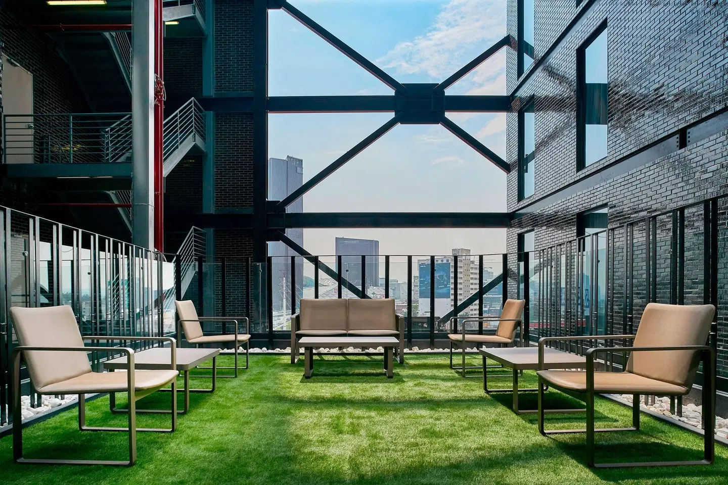 Courtyard by Marriott Mexico City Toreo Garten