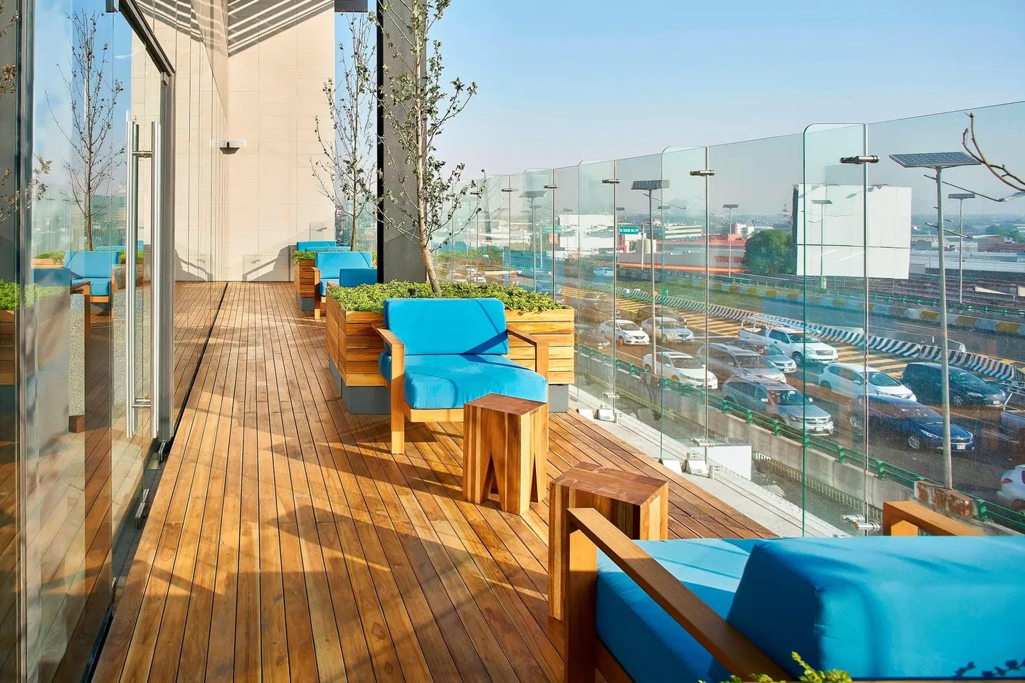 Courtyard by Marriott Mexico City Toreo Terrasse