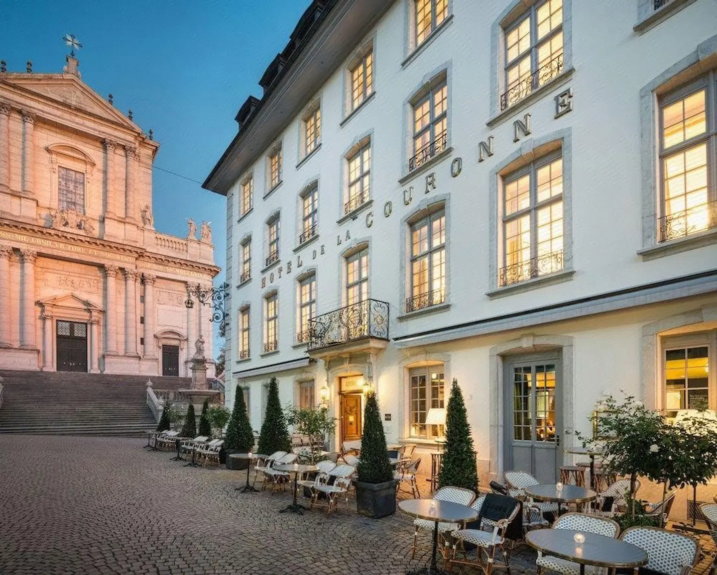 La Couronne Hotel Restaurant EXTERIOR