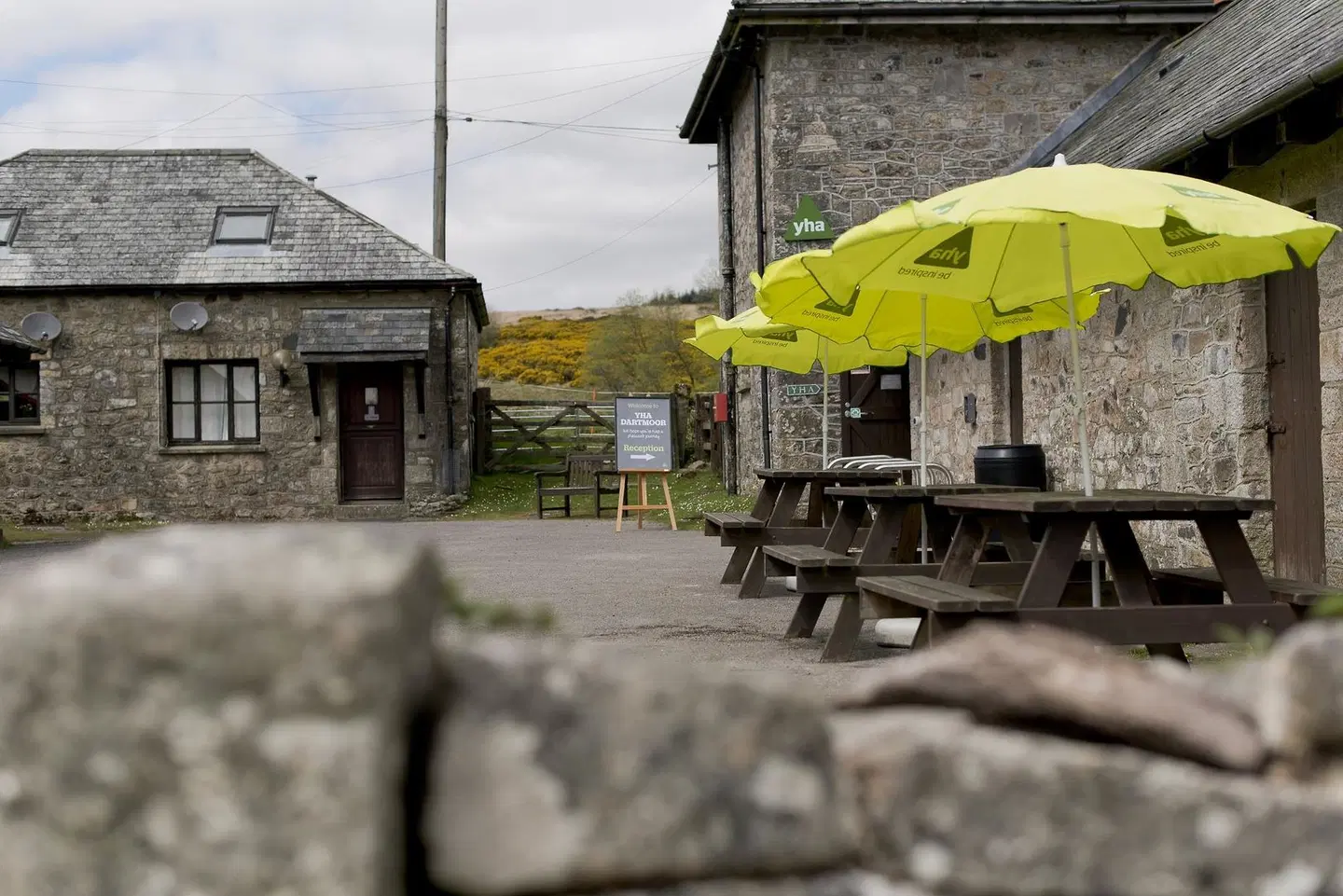 YHA Dartmoor Terrasse