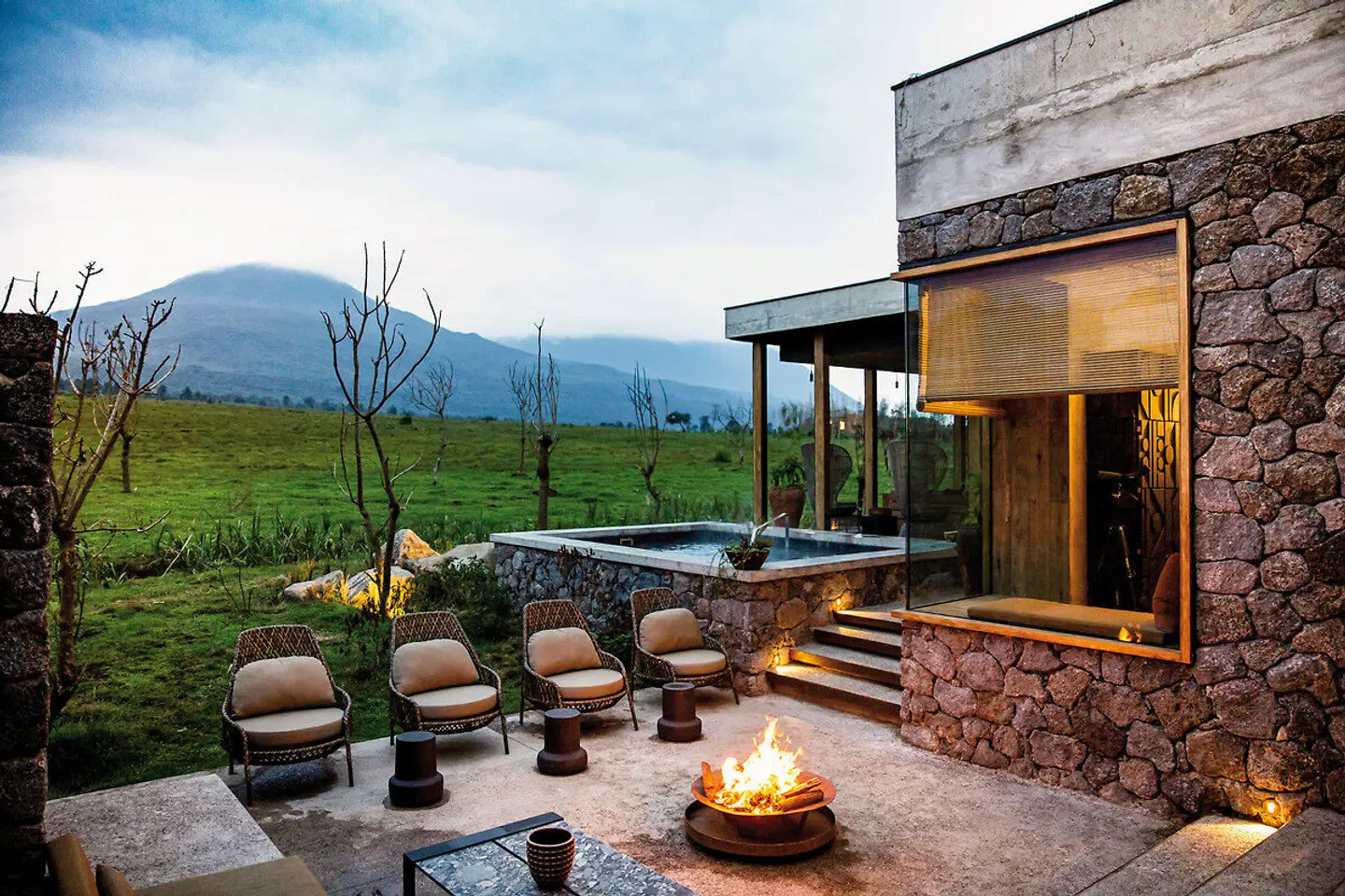 Singita Kataza House Terrasse
