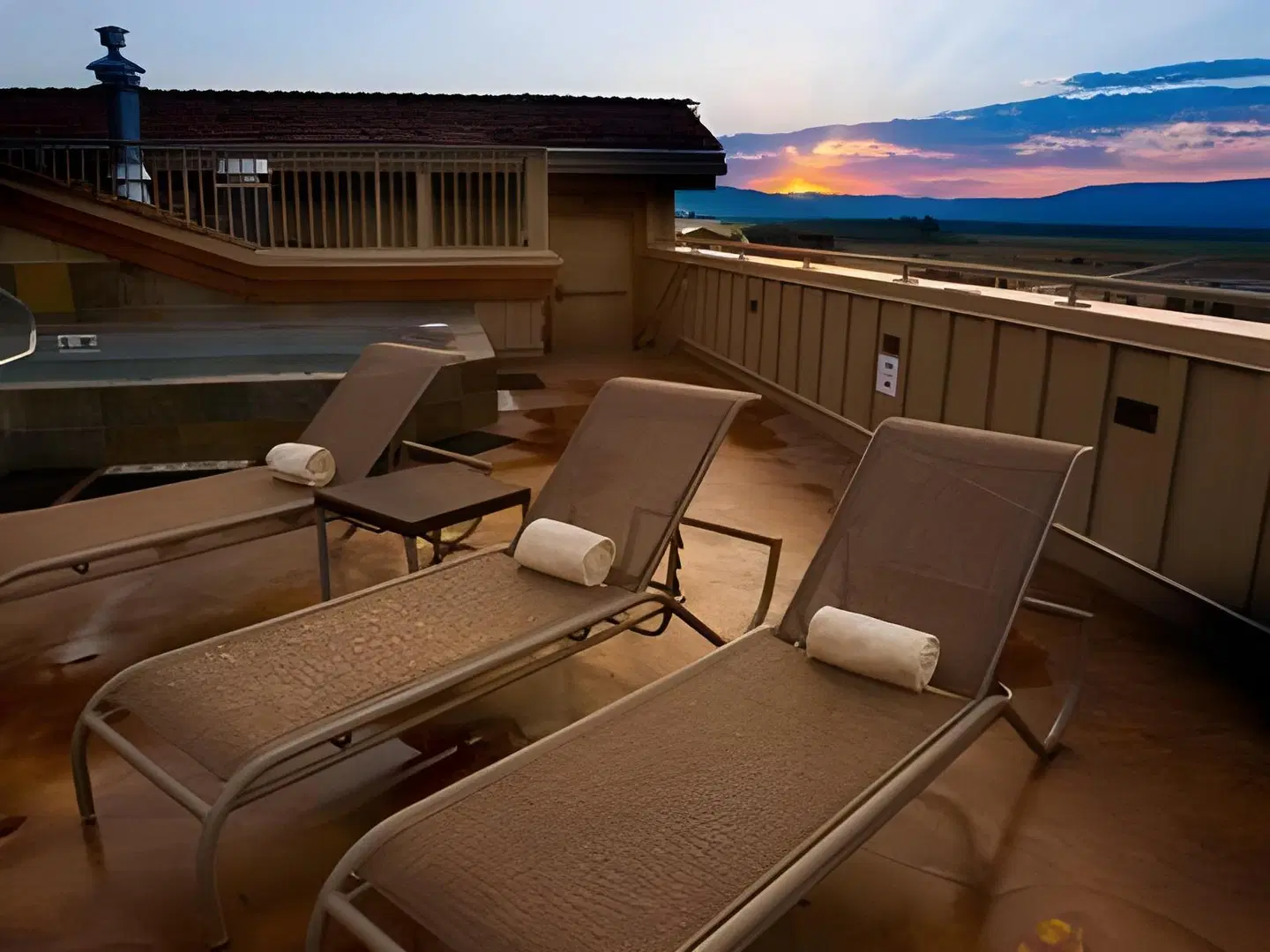 Teton Mountain Lodge & Spa Terrasse