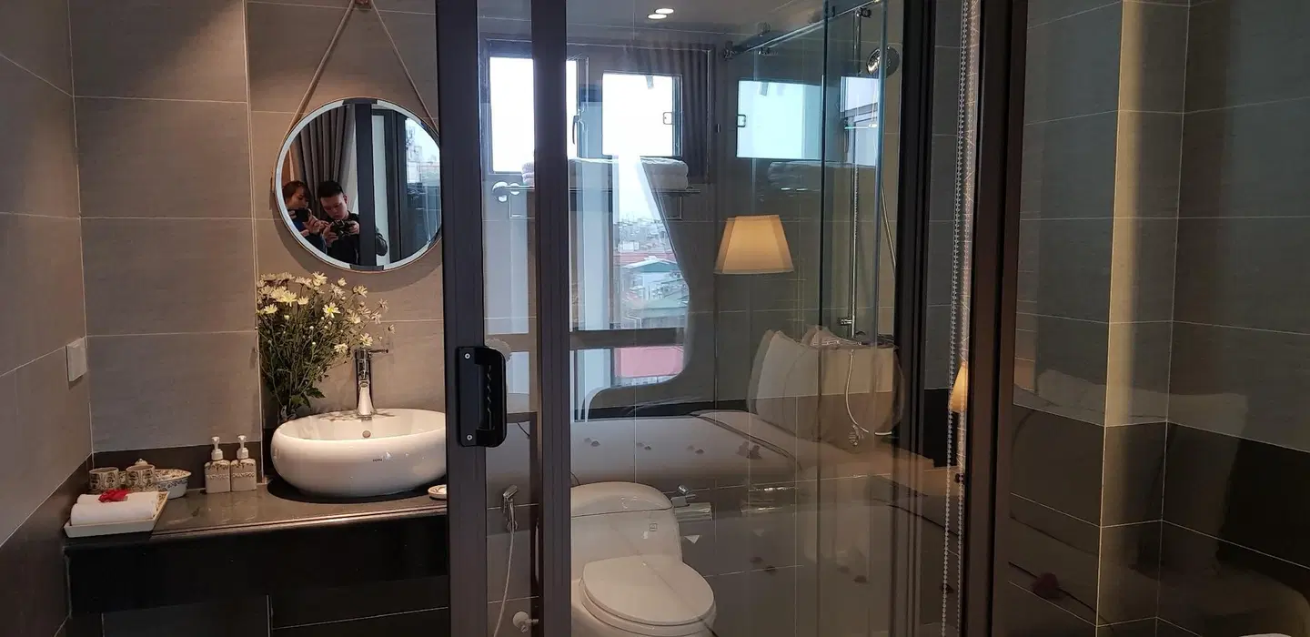 Solare de Monte Hotel & Spa Badezimmer
