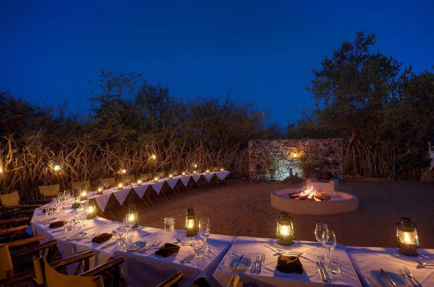 Rhulani Safari Lodge Terrasse