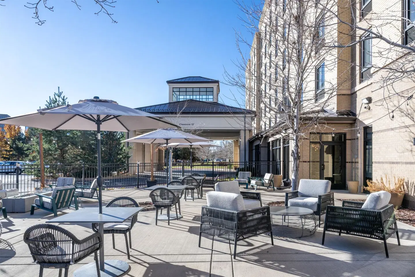 Hilton Garden Inn Denver Tech Center Terrasse