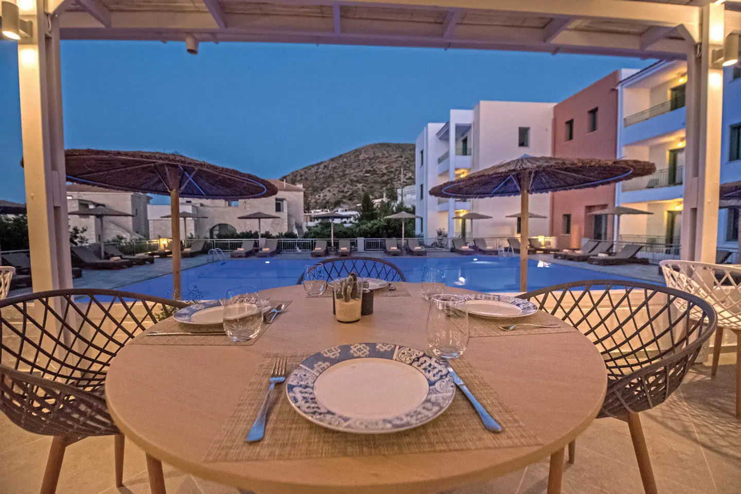Mitos Village Terrasse