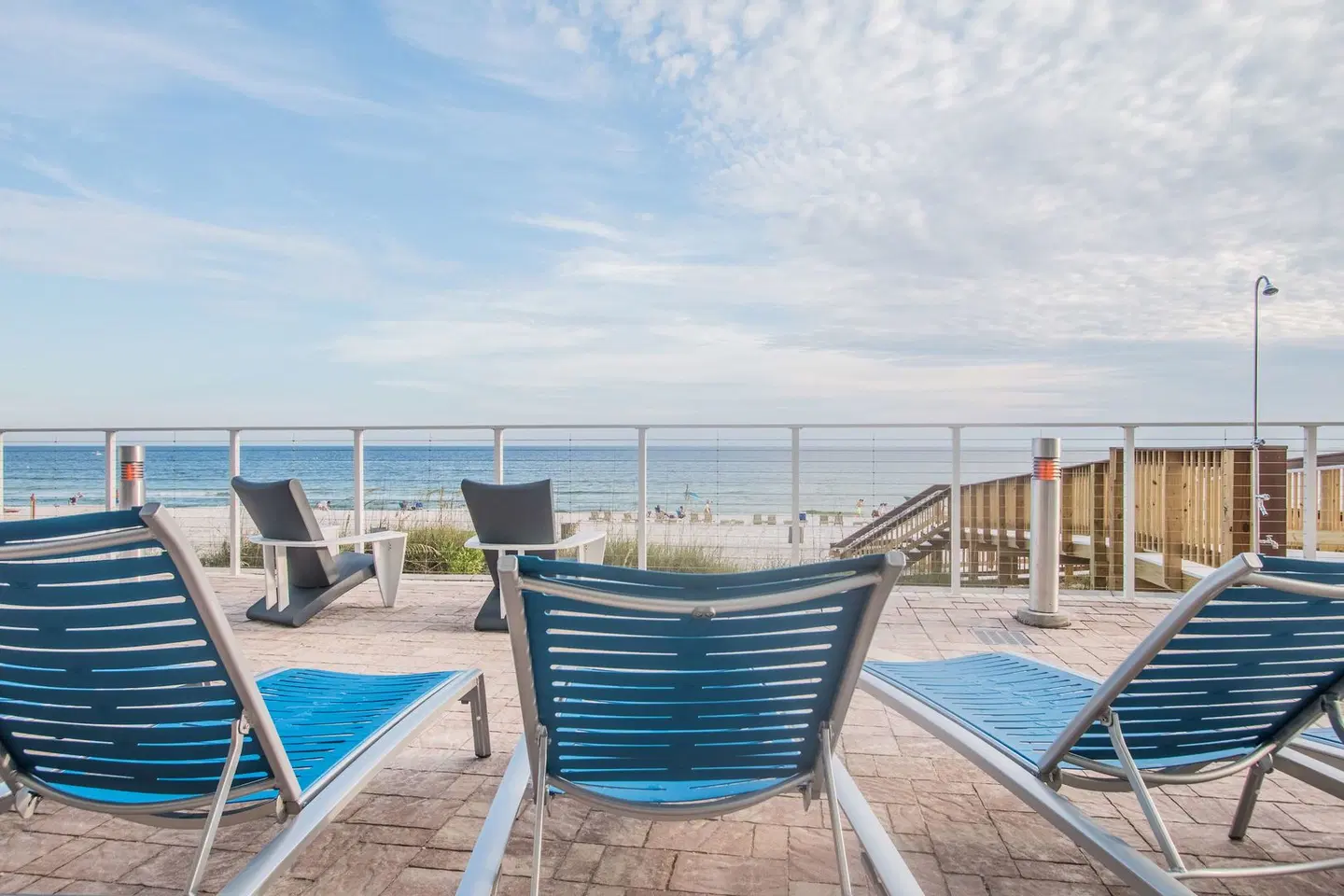 Hampton Inn & Suites Panama City Beach-Beachfront Terrasse