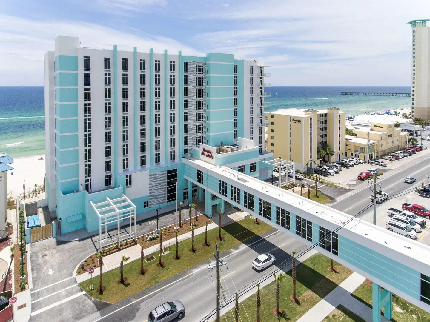 Hampton Inn & Suites Panama City Beach-Beachfront Terrasse