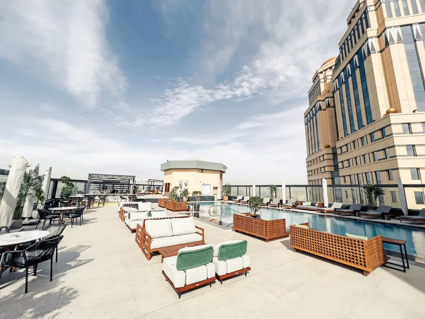 Fairmont Nile City Terrasse