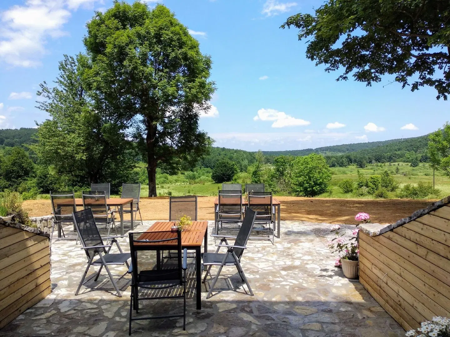 Tesla's Gastro House Plitvice Terrasse