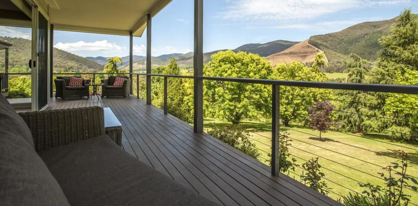 Abbys Cottages Bright Terrasse