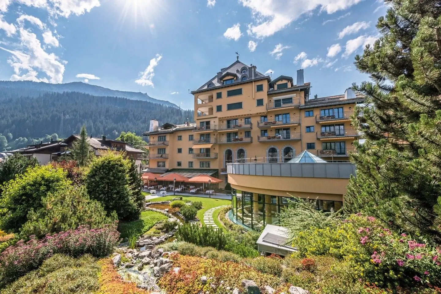 Hotel Vereina Garten