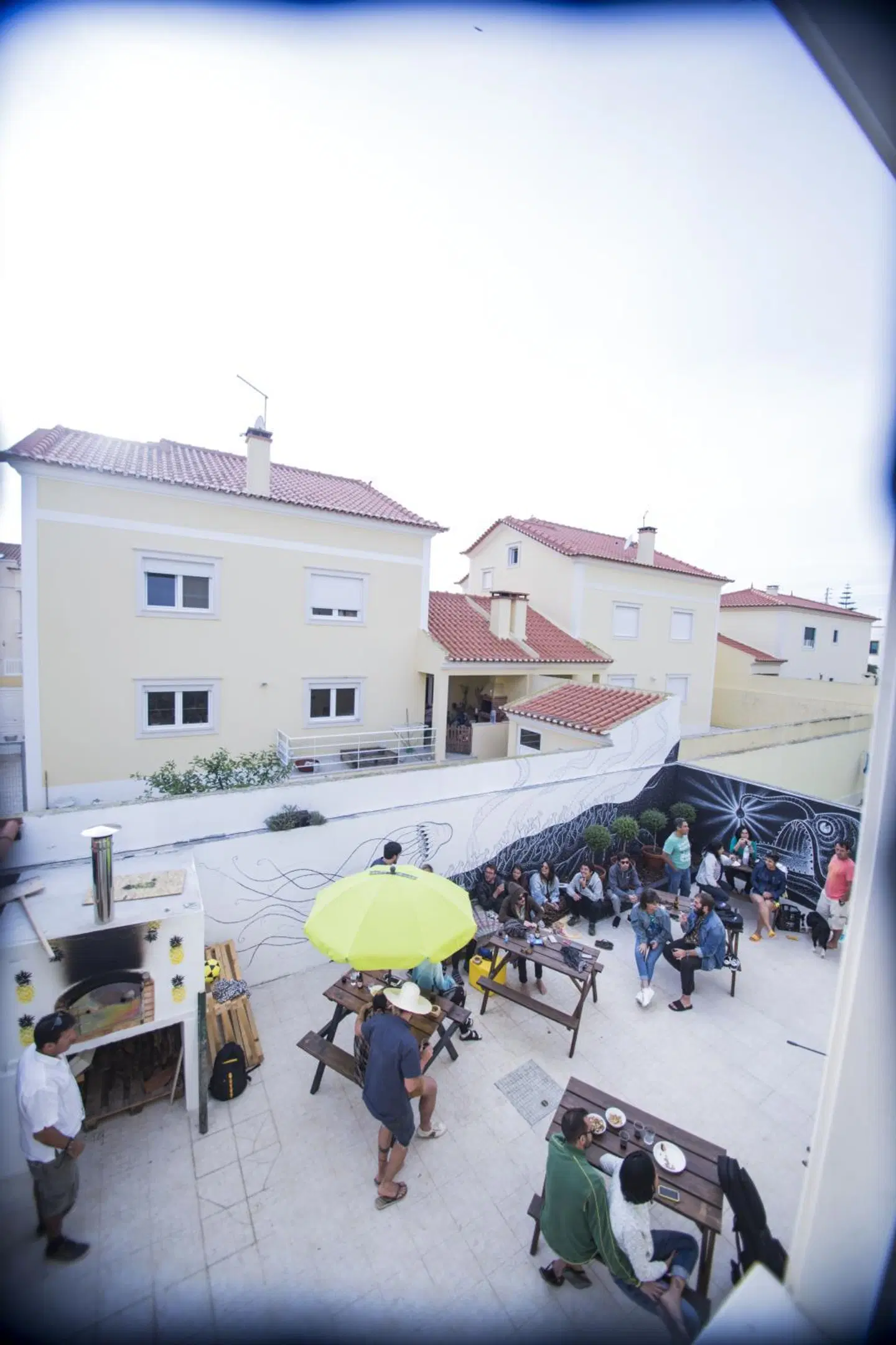 Pineapple Surf House Terrasse