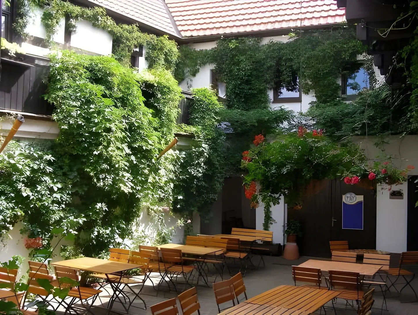 Weißes Roß Terrasse