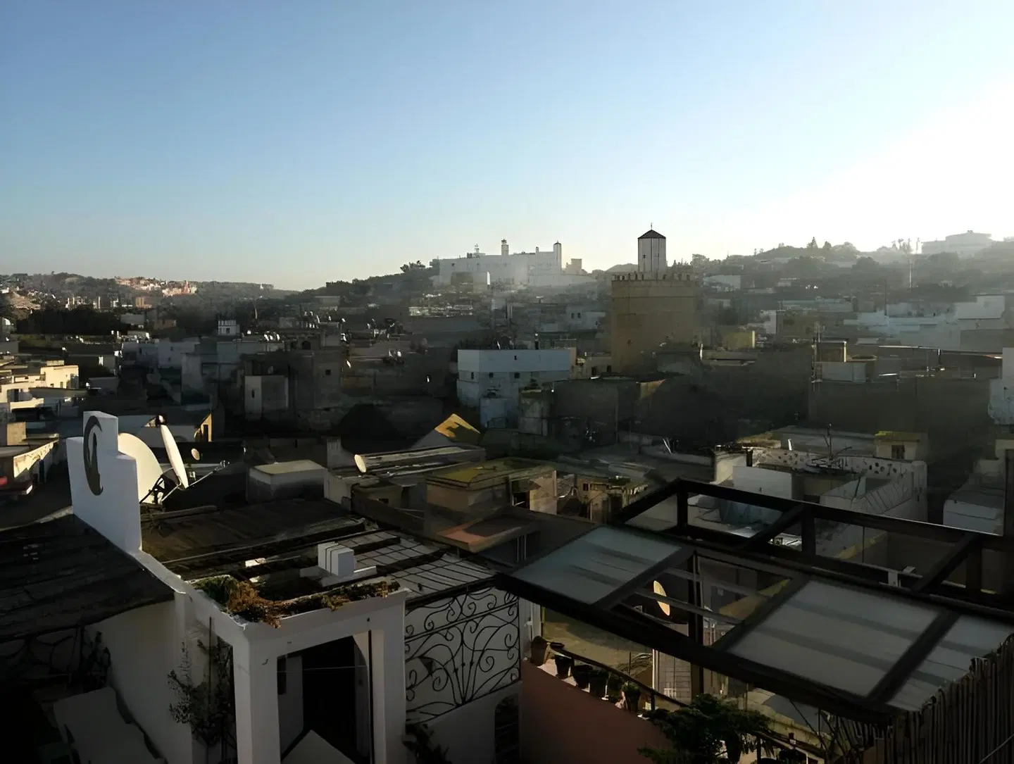 Riad Le Cheval Blanc Terrasse