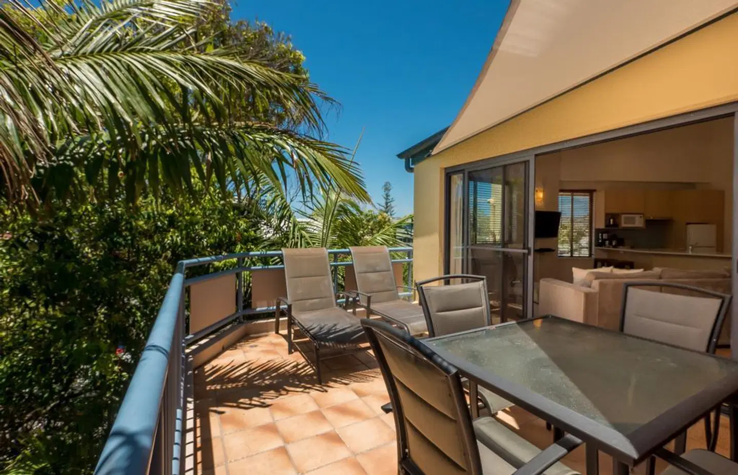 Byron Quarter Apartments Terrasse