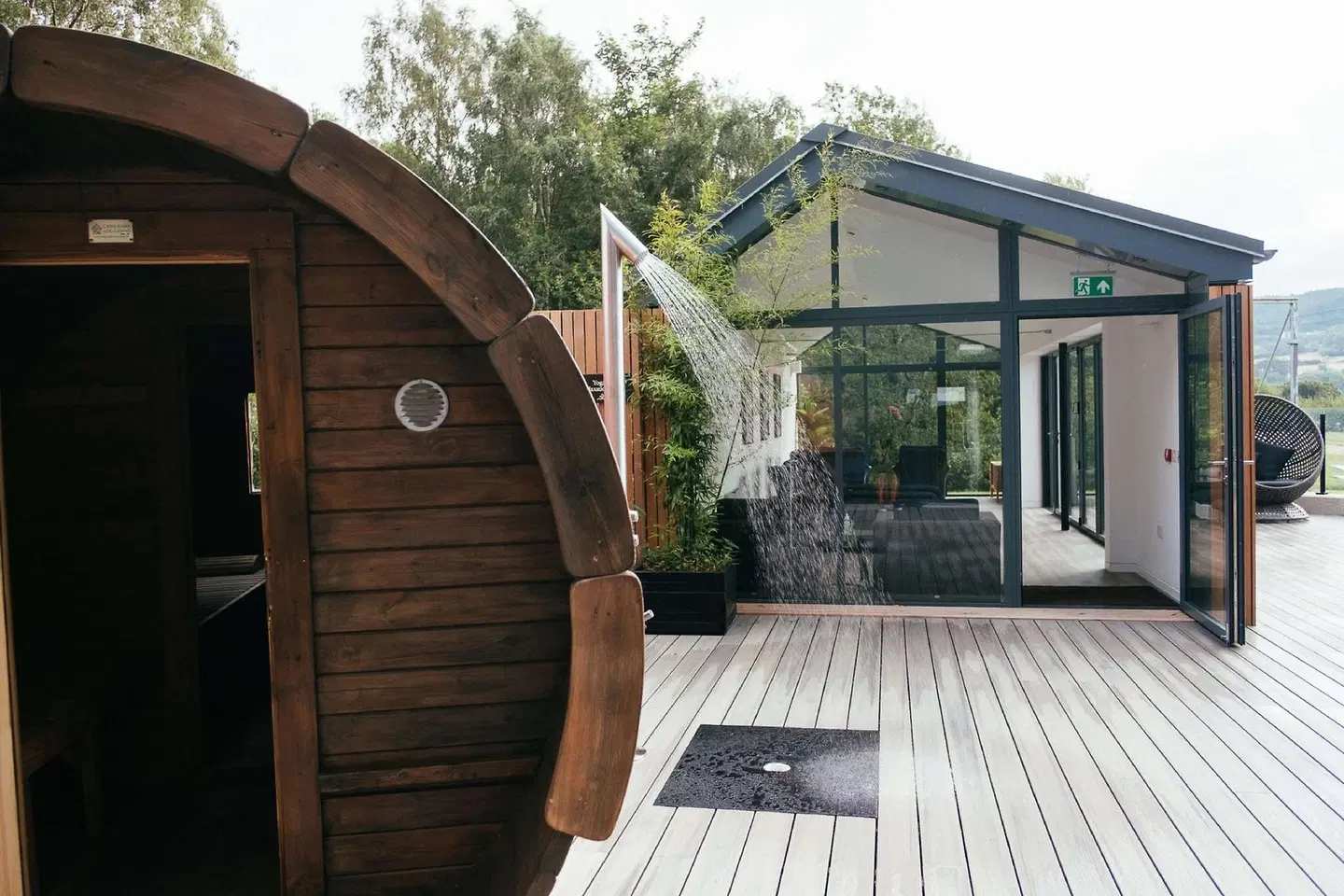 Hilton Garden Inn Snowdonia Terrasse