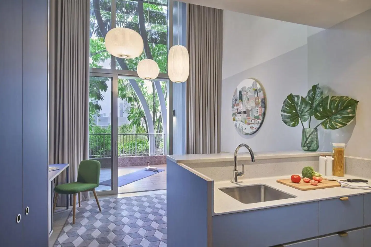 Oakwood Premier Raffles Place Badezimmer