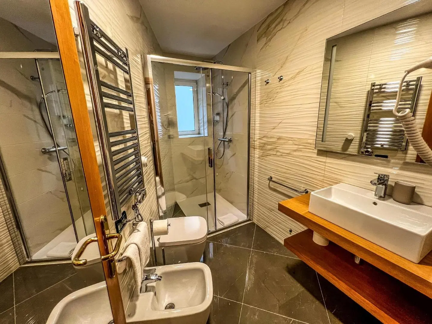 Hotel Genova Liberty Badezimmer