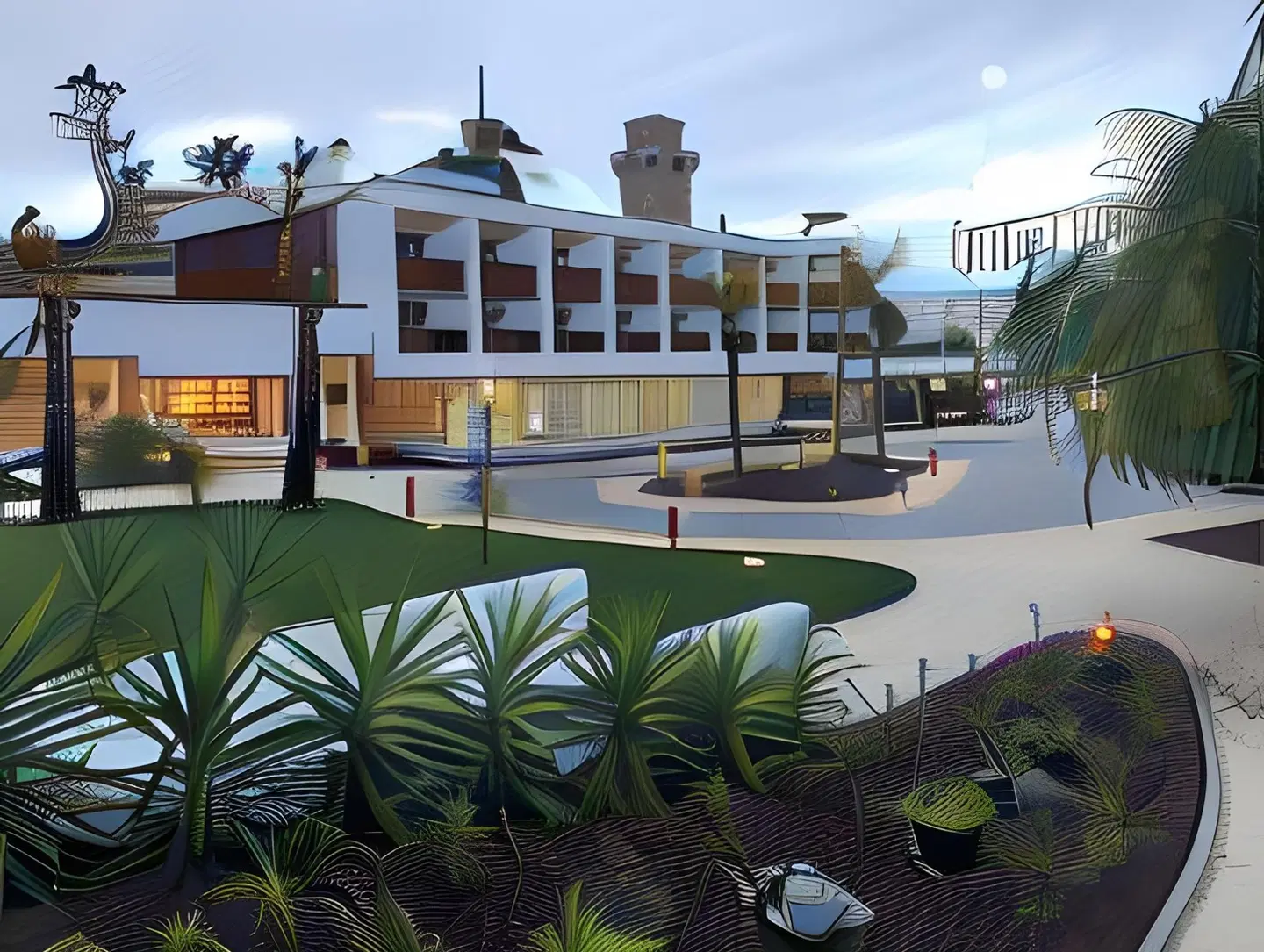 Malibu Foz Hotel & Restaurant EXTERIOR