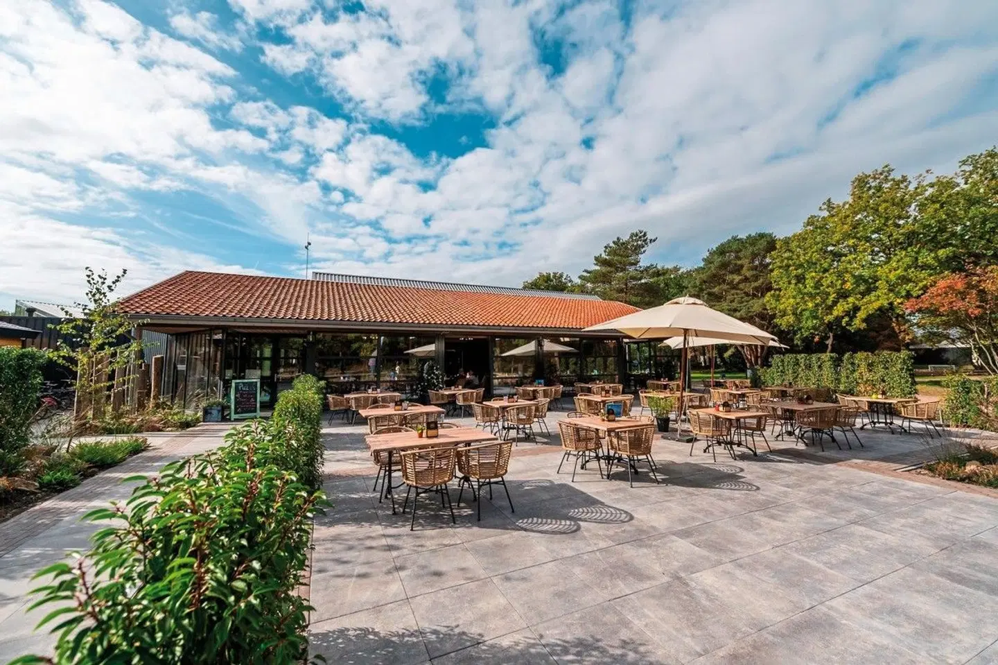 EuroParcs Ruinen Terrasse