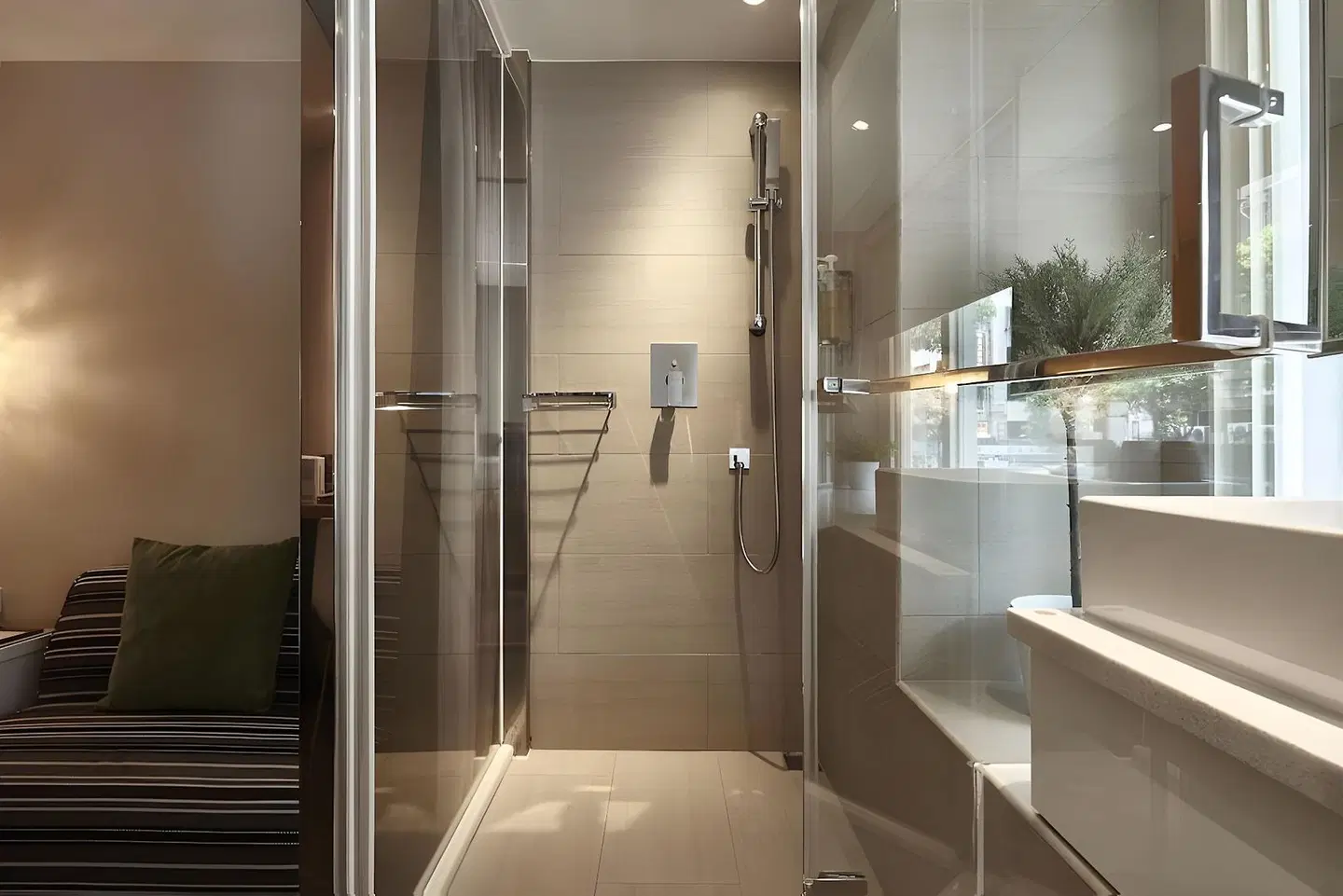 Via Loft Hotel Badezimmer