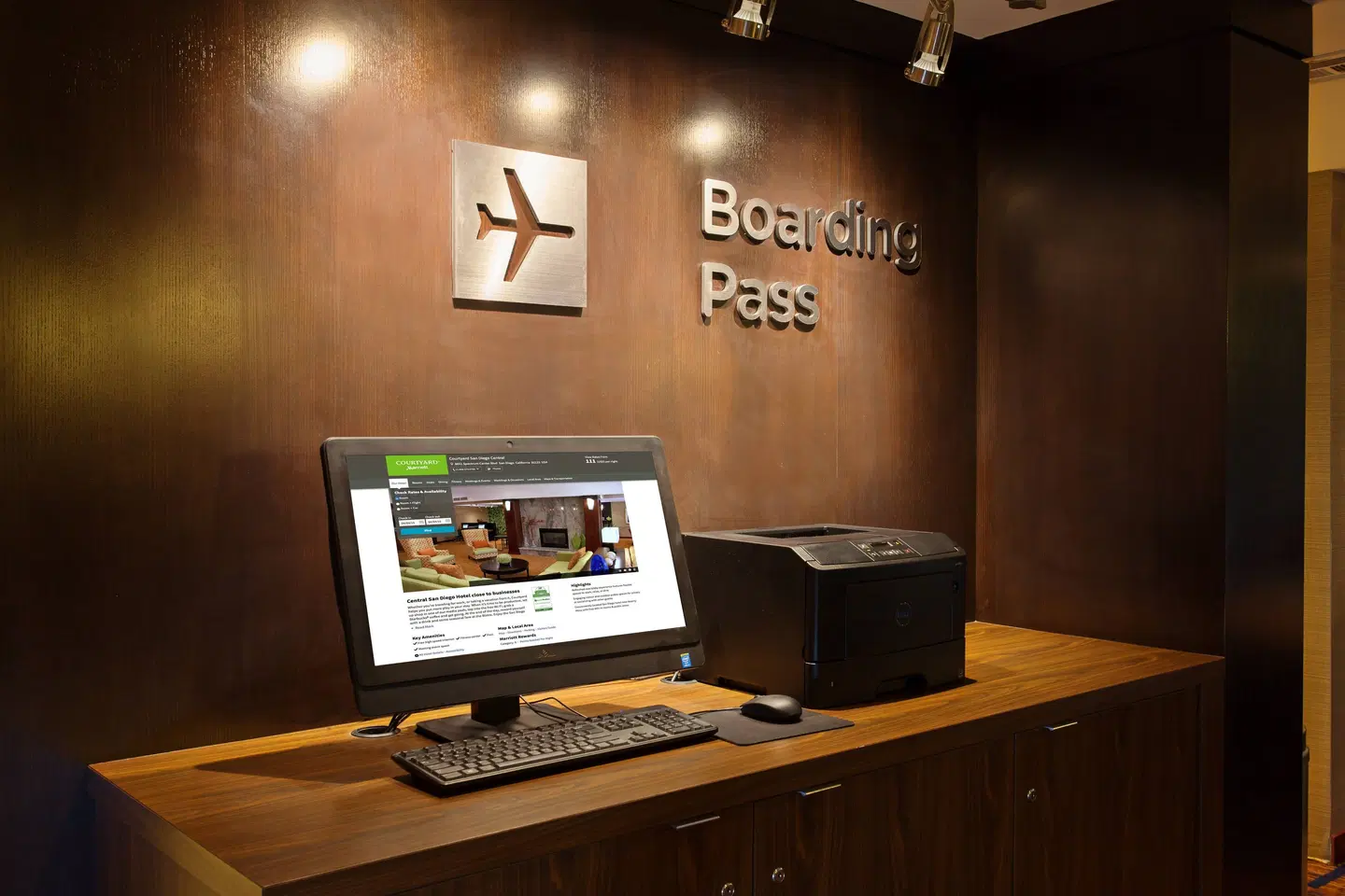 Courtyard by Marriott San Diego Central Landkarte
