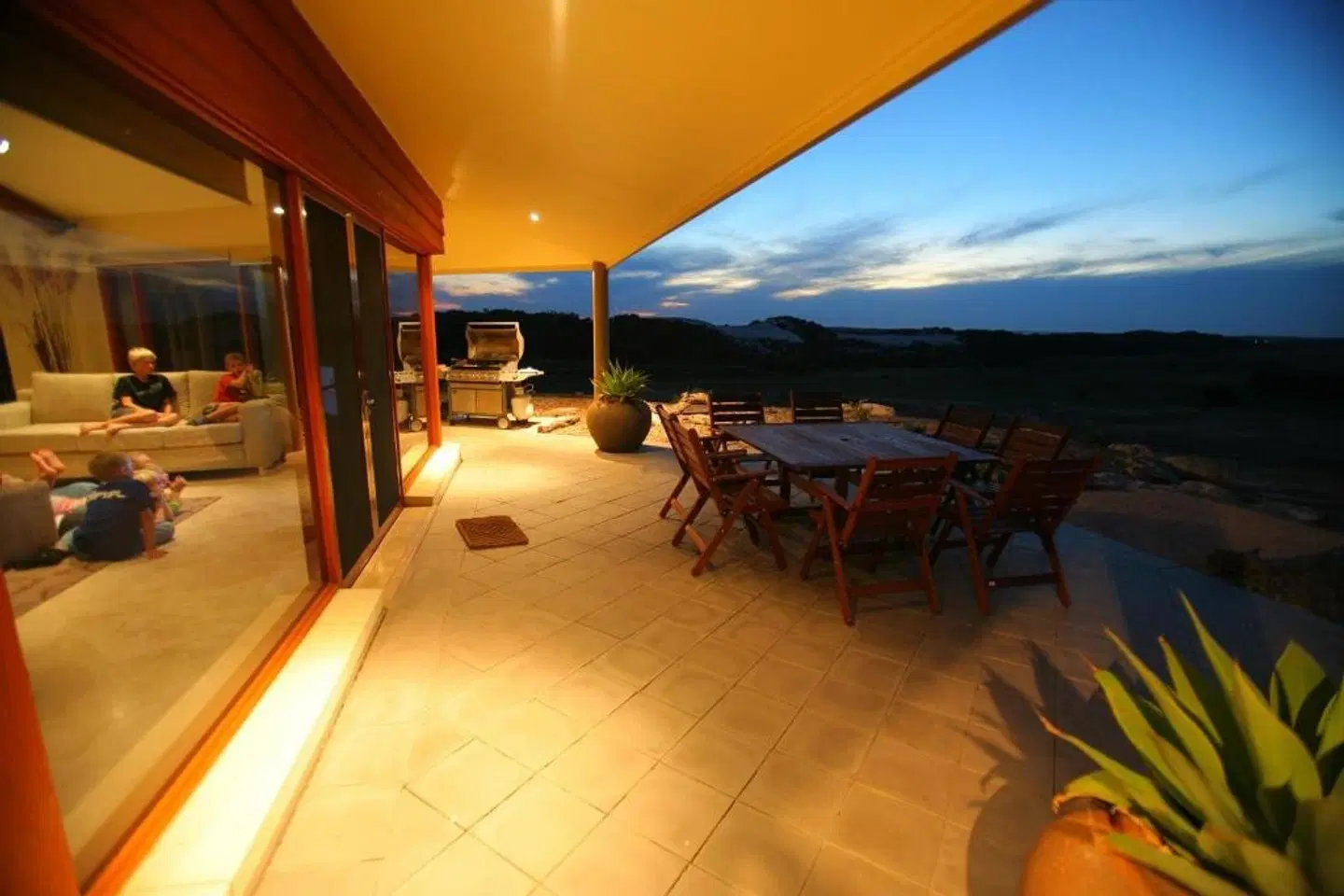 Almonta Park Lodge Terrasse