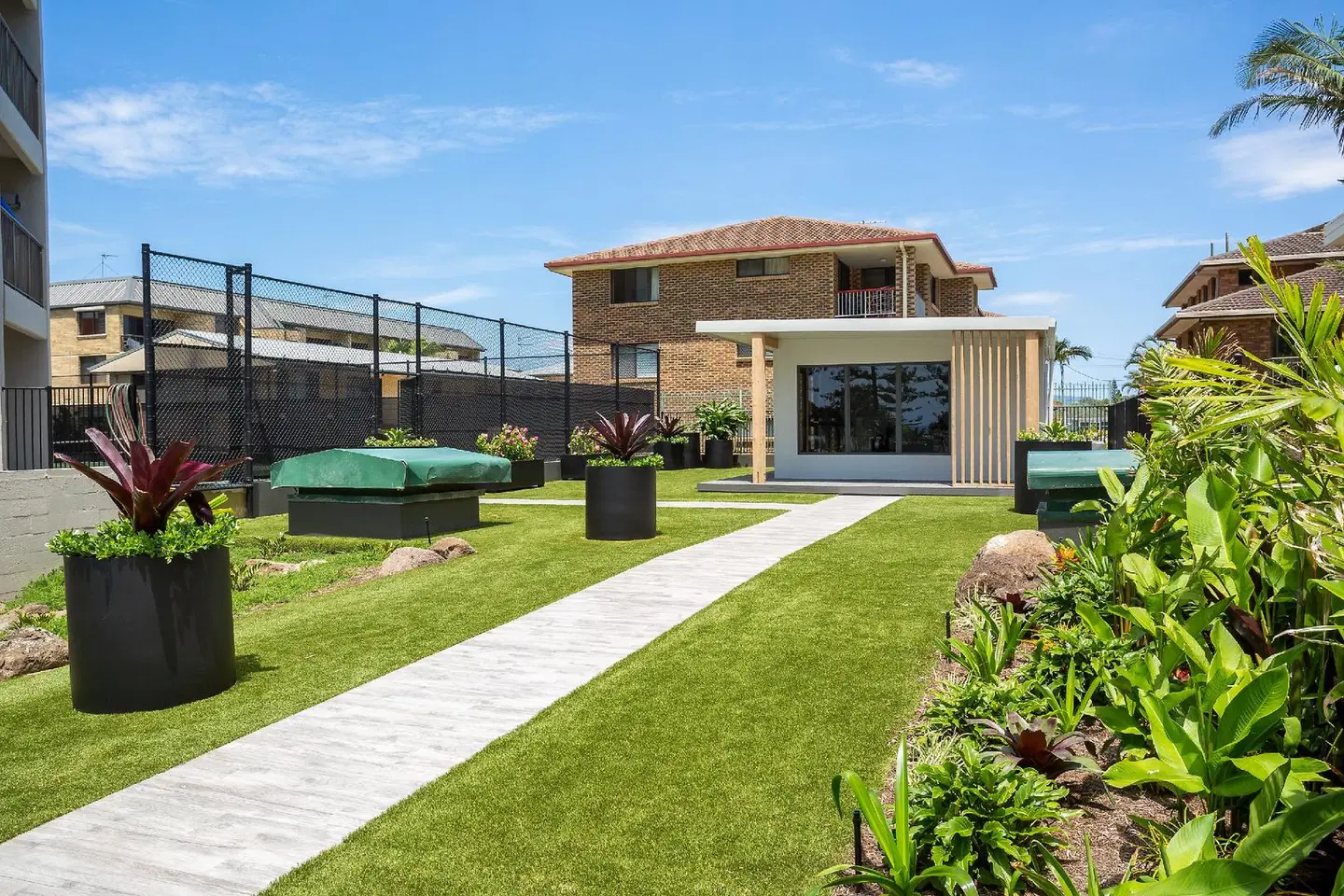 Burleigh Esplanade Apartments Garten