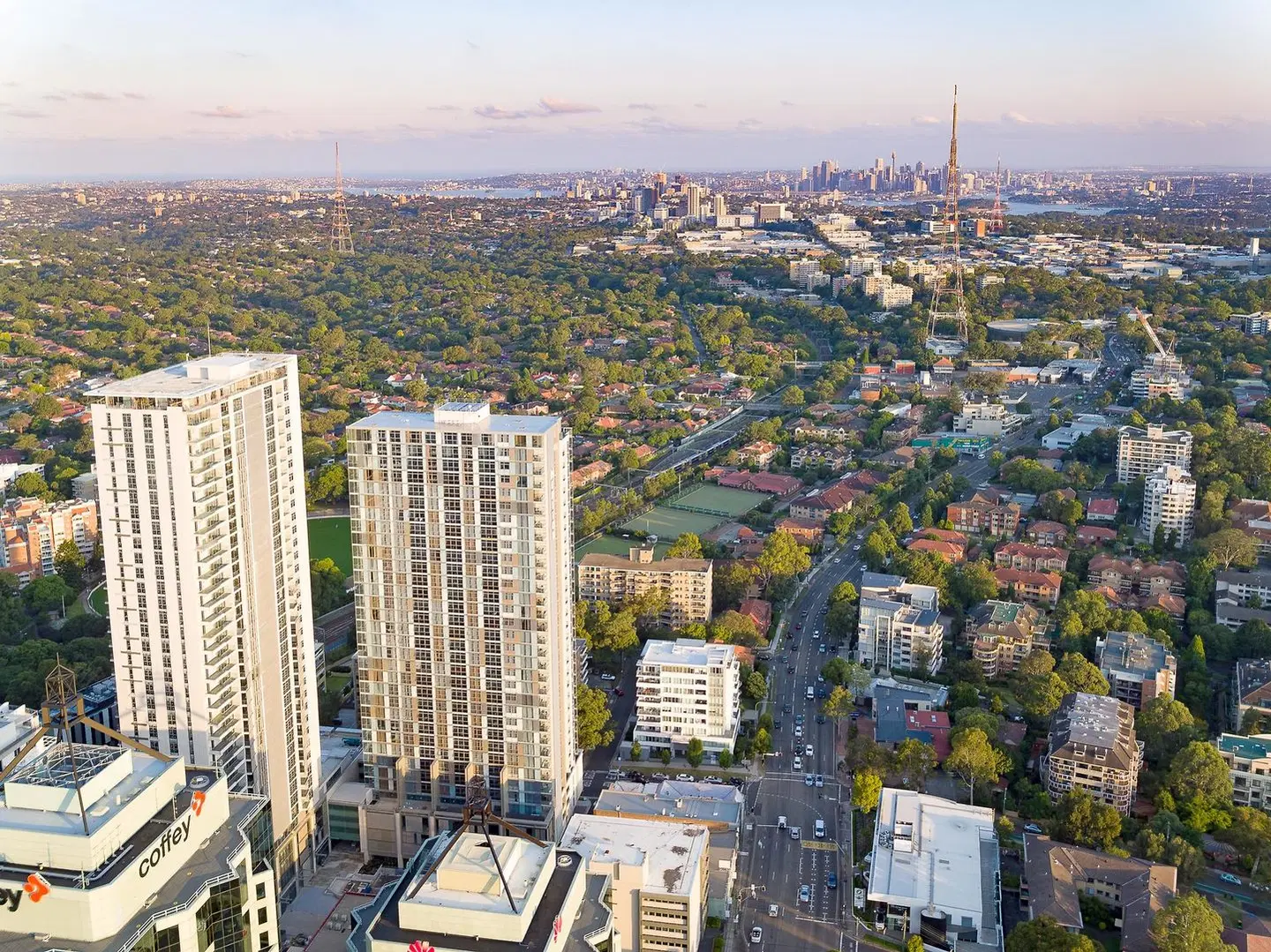 Meriton Suites Chatswood LANDSCAPE