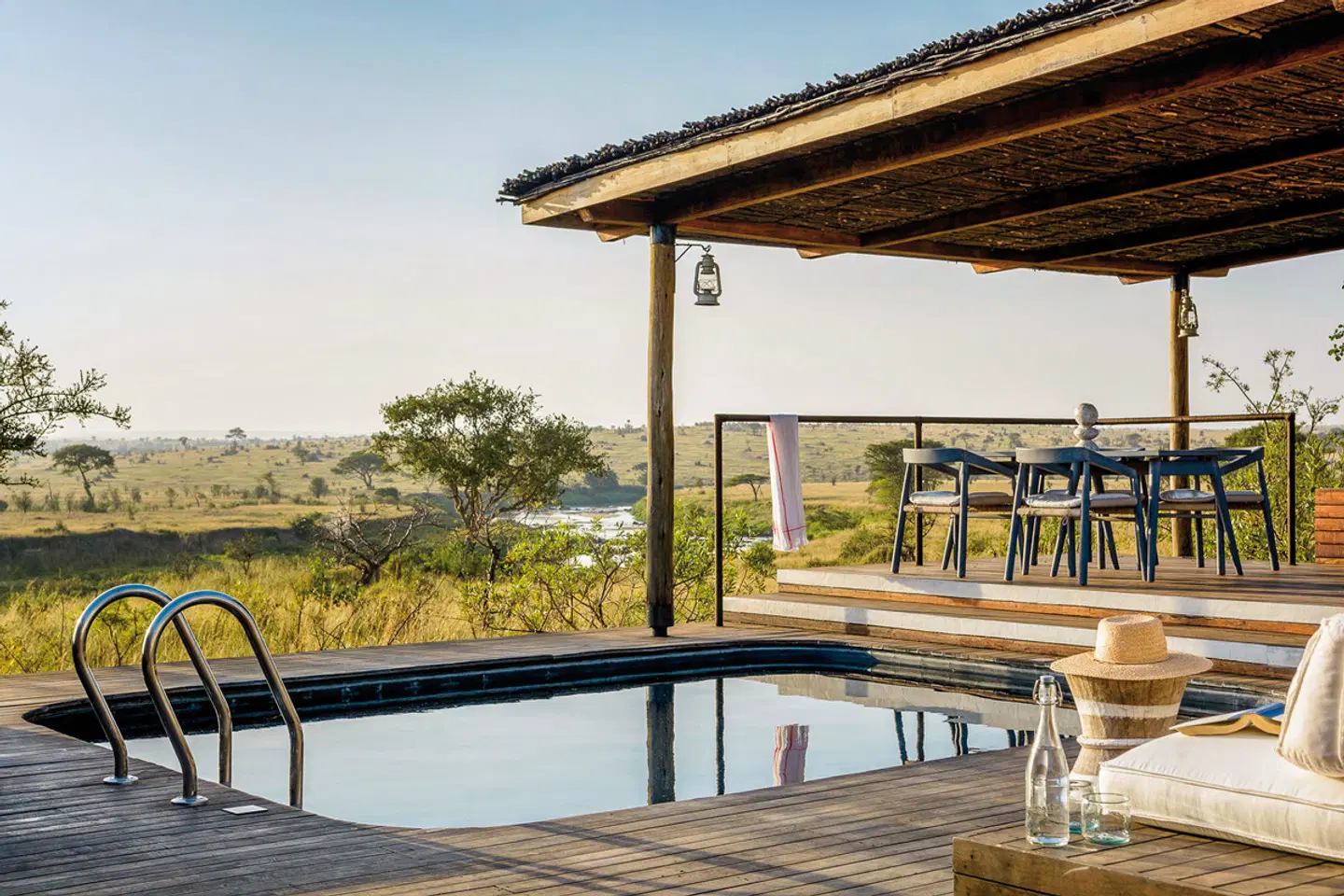 Singita Mara River Tented Camp Terrasse