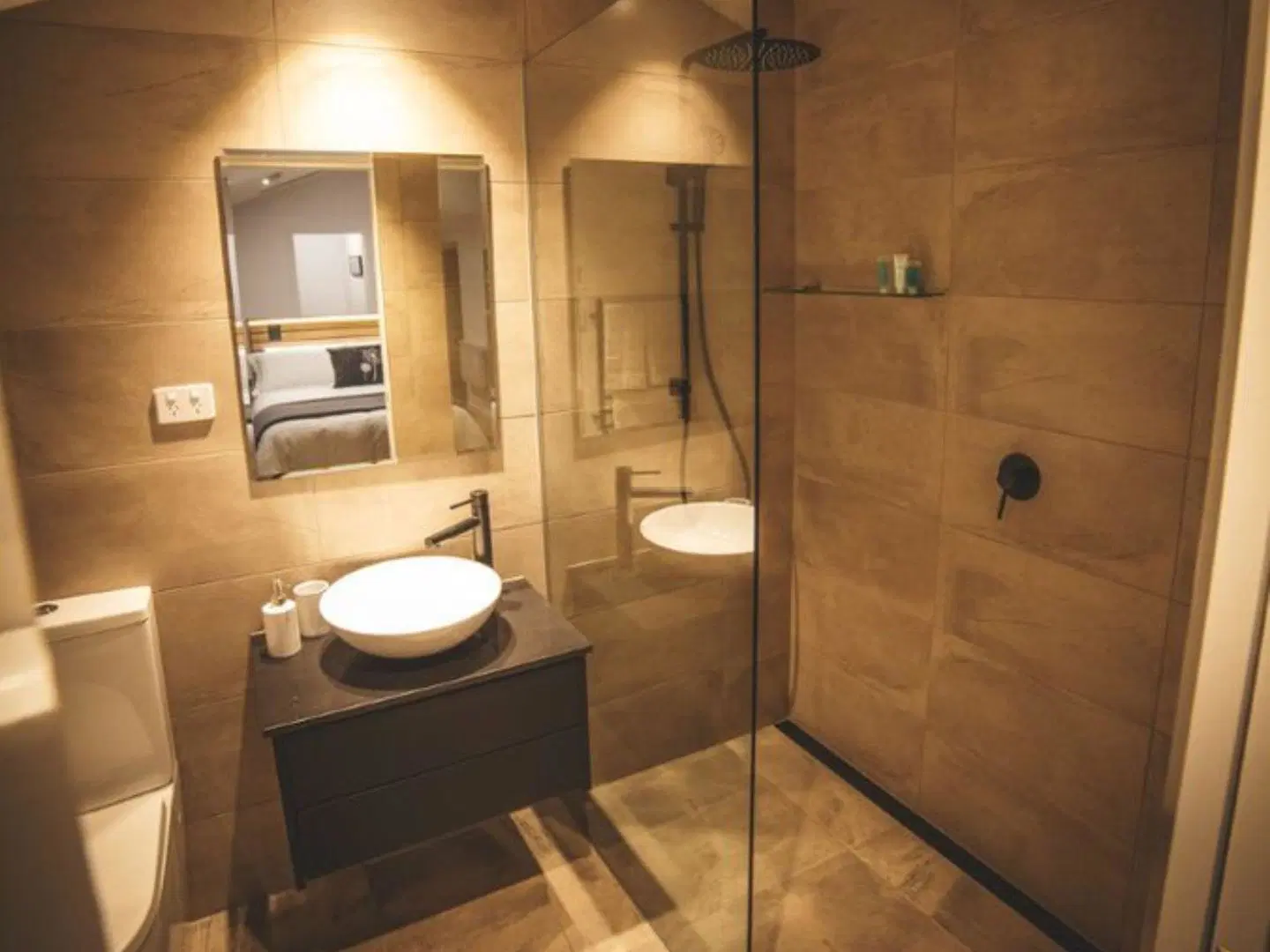 Sanctum Boutique Apartments Badezimmer