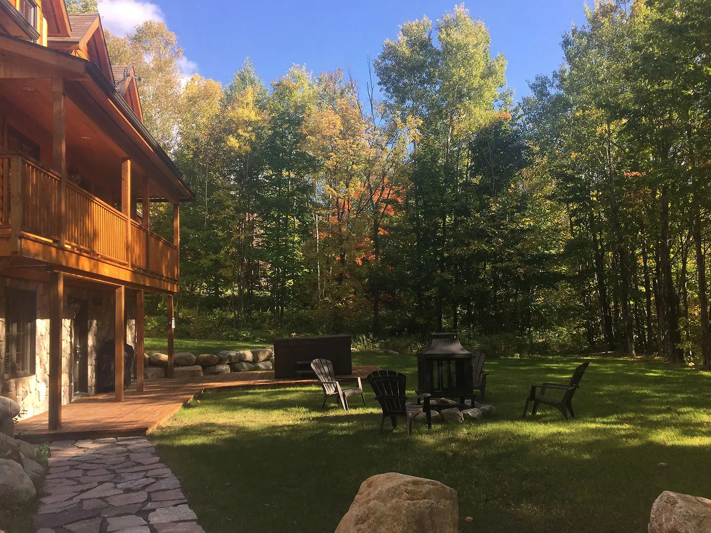 Selenia Lodge- Résidences et Chalets dans les Laurentides Garten