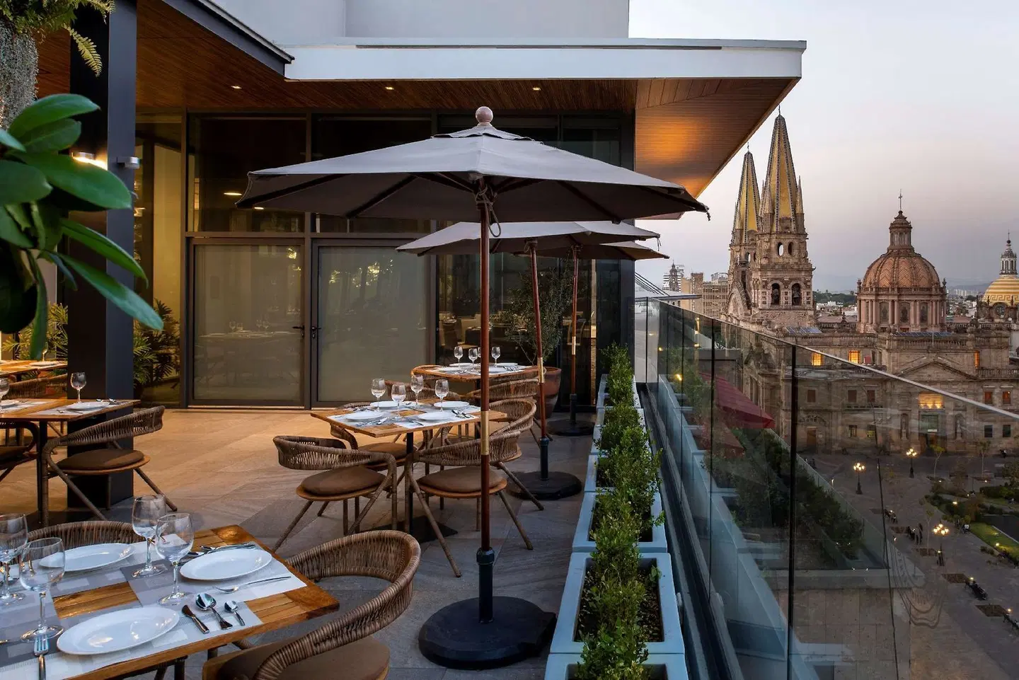 DoubleTree by Hilton Guadalajara Centro Historico Terrasse