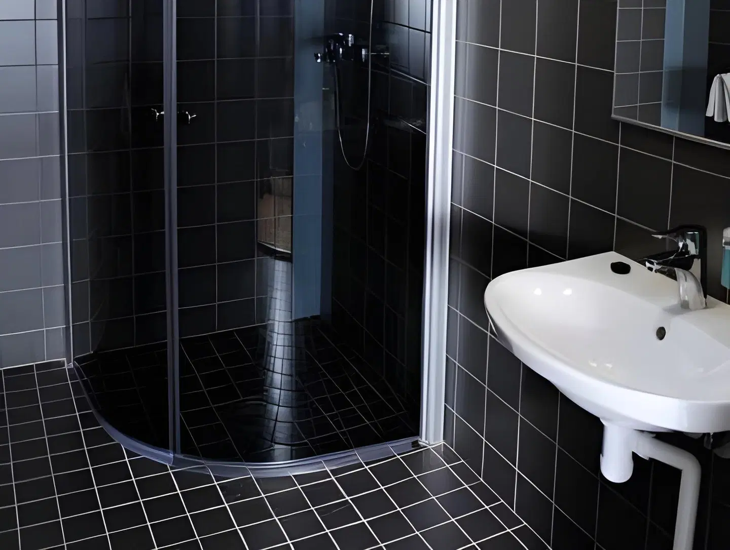 Aparthotel Simpsiönkullas Badezimmer