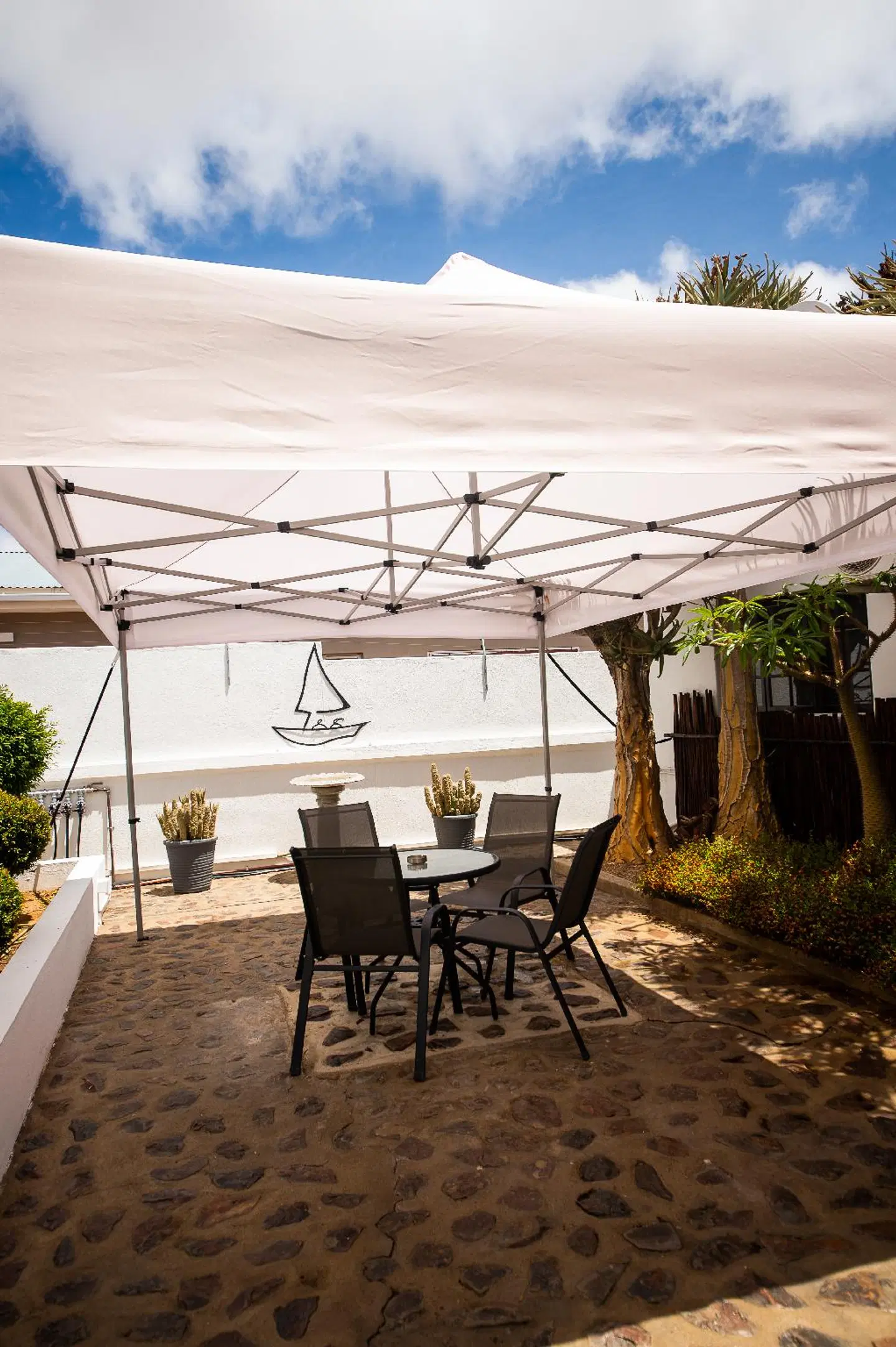Kleinplasie Guesthouse Terrasse