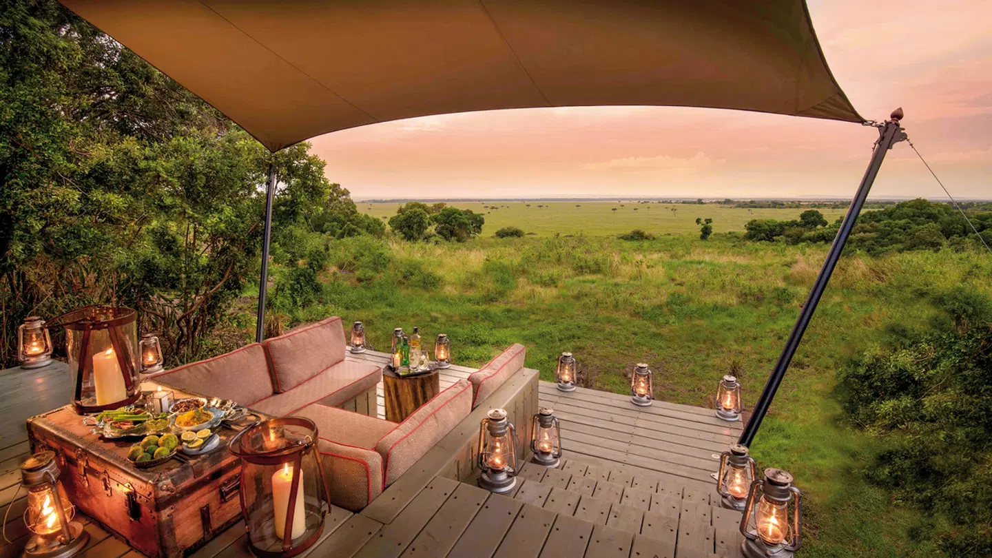 andBeyond Bateleur Camp Terrasse